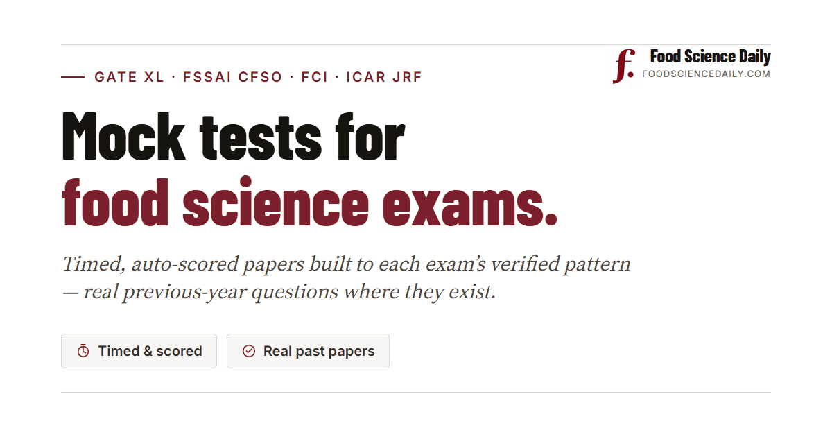Updates — Food Science Daily